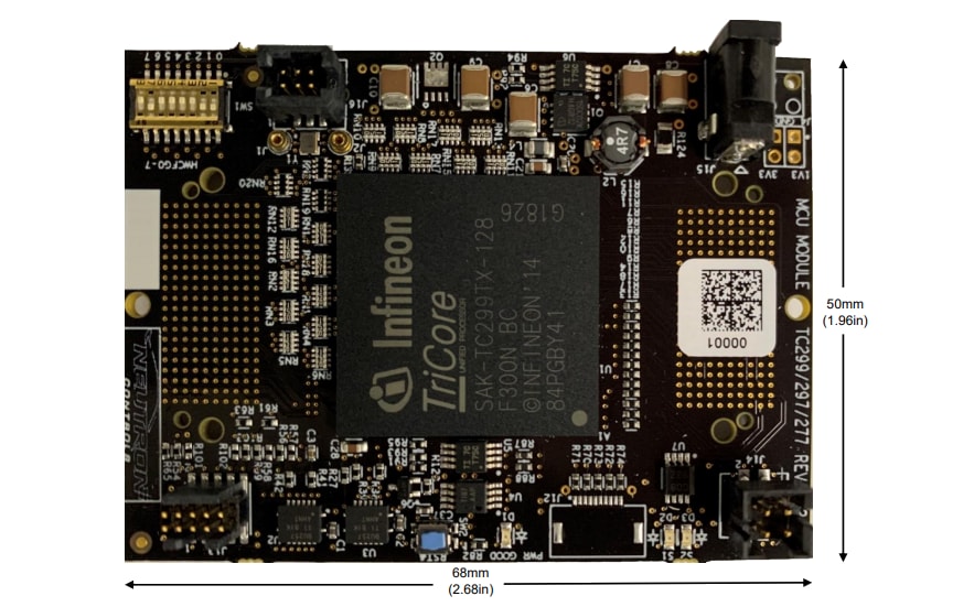Infographic - Neutron Controls AURIX™ TC214/224/234 MCU Platform Module Kit